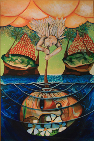 The Creation of an Island by artist Melissa Wen Mitchell